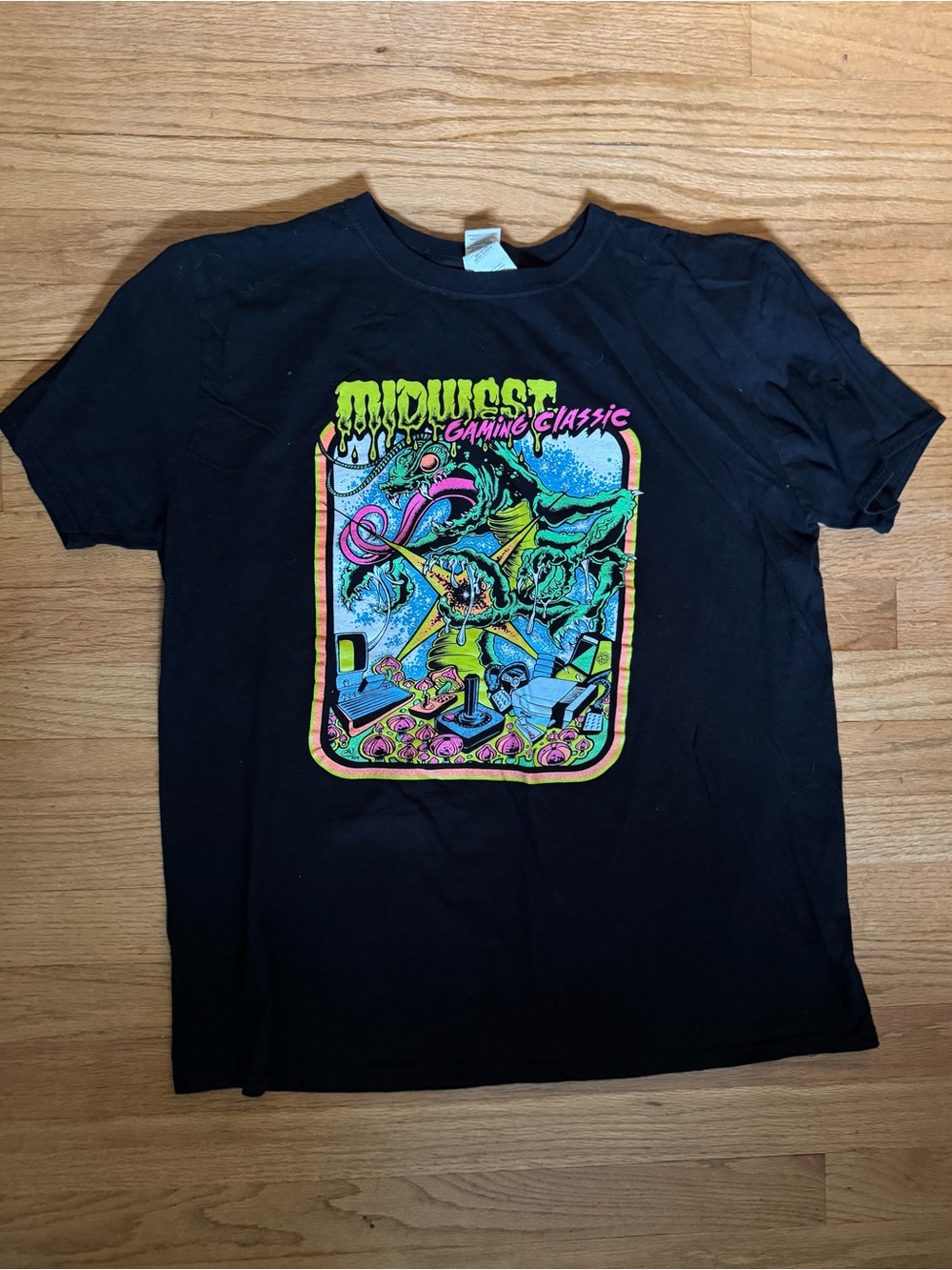 Midwest Gaming Classic Black Graphic Tee